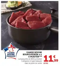 U Express Viande bovine bourguignon a mijoter offre