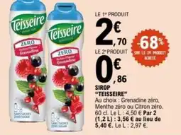 E.Leclerc TEISSEIRE Sirop offre