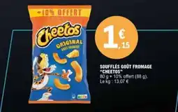 E.Leclerc CHEETOS Soufflés goût fromage offre