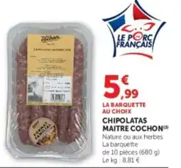 U Express Chipolatas maitre cochon offre