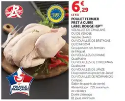 U Express Poulet fermier pret a cuire label rouge igp offre
