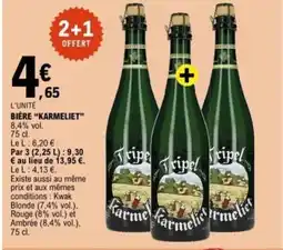 E.Leclerc KARMELIET Bière offre