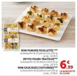 U Express Mini paniers feuilletés offre