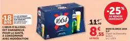 U Express Biere blonde 1664 5,5° offre