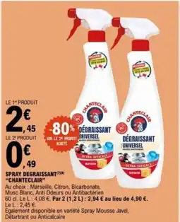 E.Leclerc CHANTECLAIR Spray degraissant offre