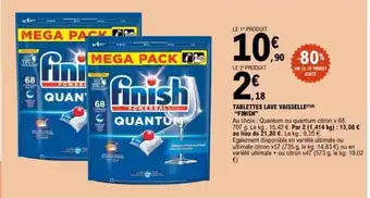 FINISH Tablettes lave vaissellex
