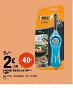 E.Leclerc BIC Briquet megalighter offre