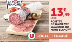 U Express Rosette de savoie vpf salaisons du mont blanc offre