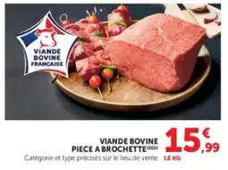 U Express Viande bovine piece a brochette offre