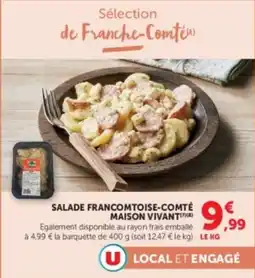 U Express Salade francomtoise-comté maison vivant offre