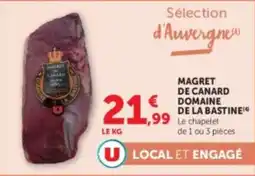 U Express Magret de canard domaine de la bastine offre
