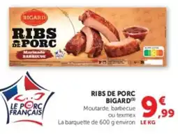 U Express Ribs de porc bigard offre
