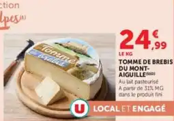 U Express Tomme de brebis du mont aiguille offre