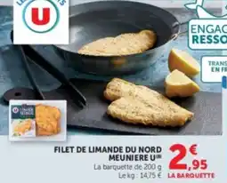 U Express Filet de limande du nord meuniere u offre