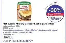 Monop' FLEURY MICHON Plat cuisiné hachis parmentier offre