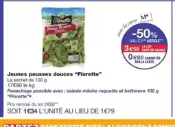 Monop' FLORETTE Jeunes pousses douces offre
