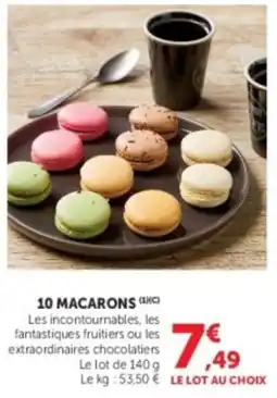 U Express 10 macarons offre