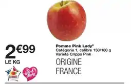 Monop' Pomme Pink Lady offre