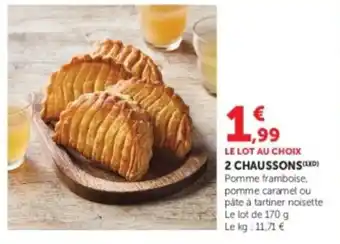 U Express 2 chaussons offre