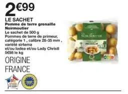 Monop' Pomme de terre grenaille Noirmoutier offre