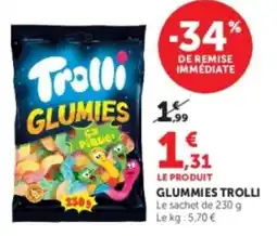 U Express Glummies trolli offre
