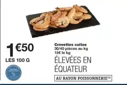 Monop' Crevettes cuites offre