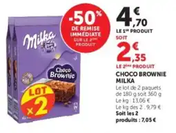 U Express Choco brownie milka offre