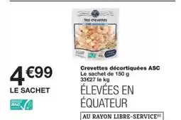 Monop' Crevettes décortiquées ASC offre