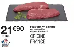 Monop' Faux filet à griller en caissette offre