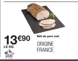 Monop' Rôti de porc cuit offre