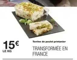 Monop' Terrine de poulet printanier offre