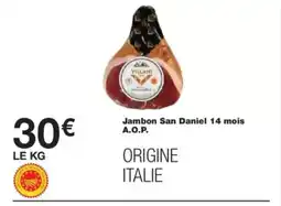 Monop' Jambon San Daniel 14 mois A.O.P. offre