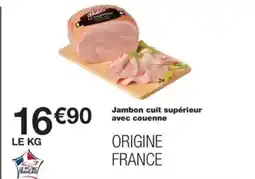 Monop' Jambon cuit supérieur avec couenne offre