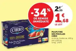 U Express Pulpe fine des pouilles cirio offre