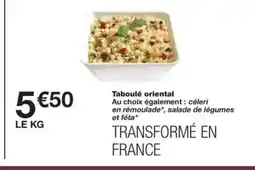 Monop' Taboulé oriental offre