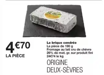 Monop' La brique cendrée offre