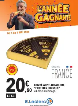 E.Leclerc Juraflore - comté aop fort des rousses offre