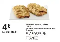 Monop' Feuilleté tomate chèvre offre