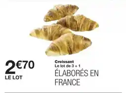 Monop' Croissant offre