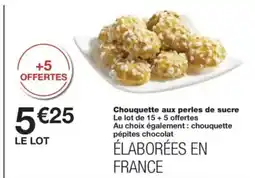 Monop' Chouquette aux perles de sucre offre