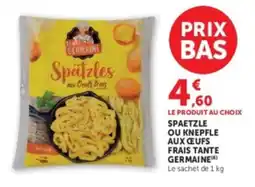 U Express Spaetzle ou knepfle aux œufs frais tante germaine offre