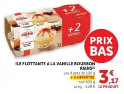 U Express Ile flottante a la vanille bourbon rians offre