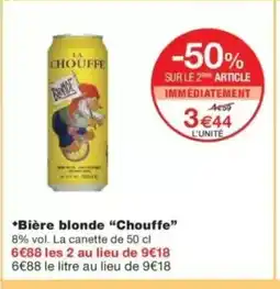 Monop' CHOUFFE Bière blonde offre