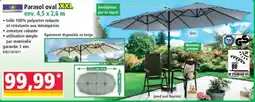 Norma Parasol oval XXL offre
