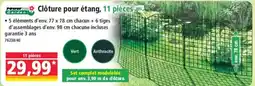 Norma Power Garden Clôture pour étang, 11 pièces offre