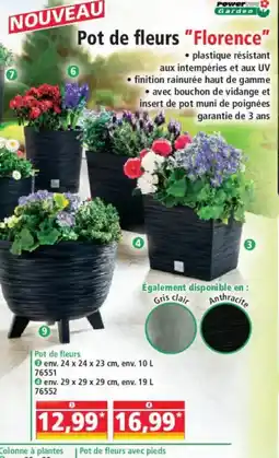 Norma Power Garden Pot de fleurs Florence offre
