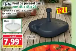 Norma Belli Pied de parasol carré offre