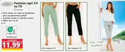 Norma Elle Nor Pantalon capri 3/4 ou 7/8 femme offre