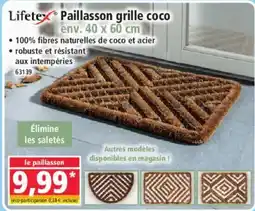 Norma Lifetex Paillasson grille coco offre