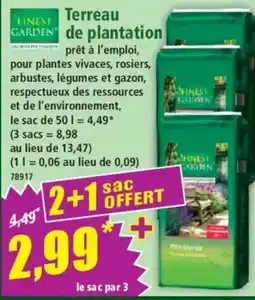 Norma Finest Garden Terreau de plantation offre